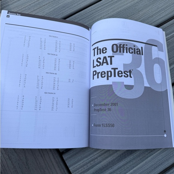 LSAT PrepTests Book in Purple and Orange - Picture 10 of 17